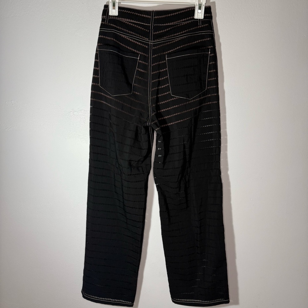 Fleur du Mal Burnout Pants Size 2 - Picture 3 of 10